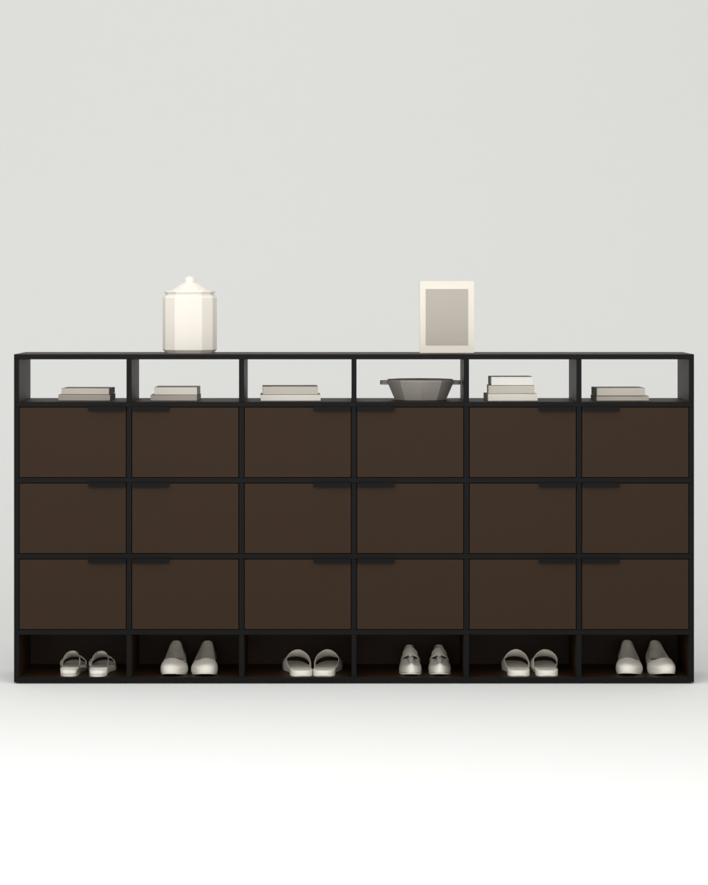 Tủ giày 5x6 — tủ 