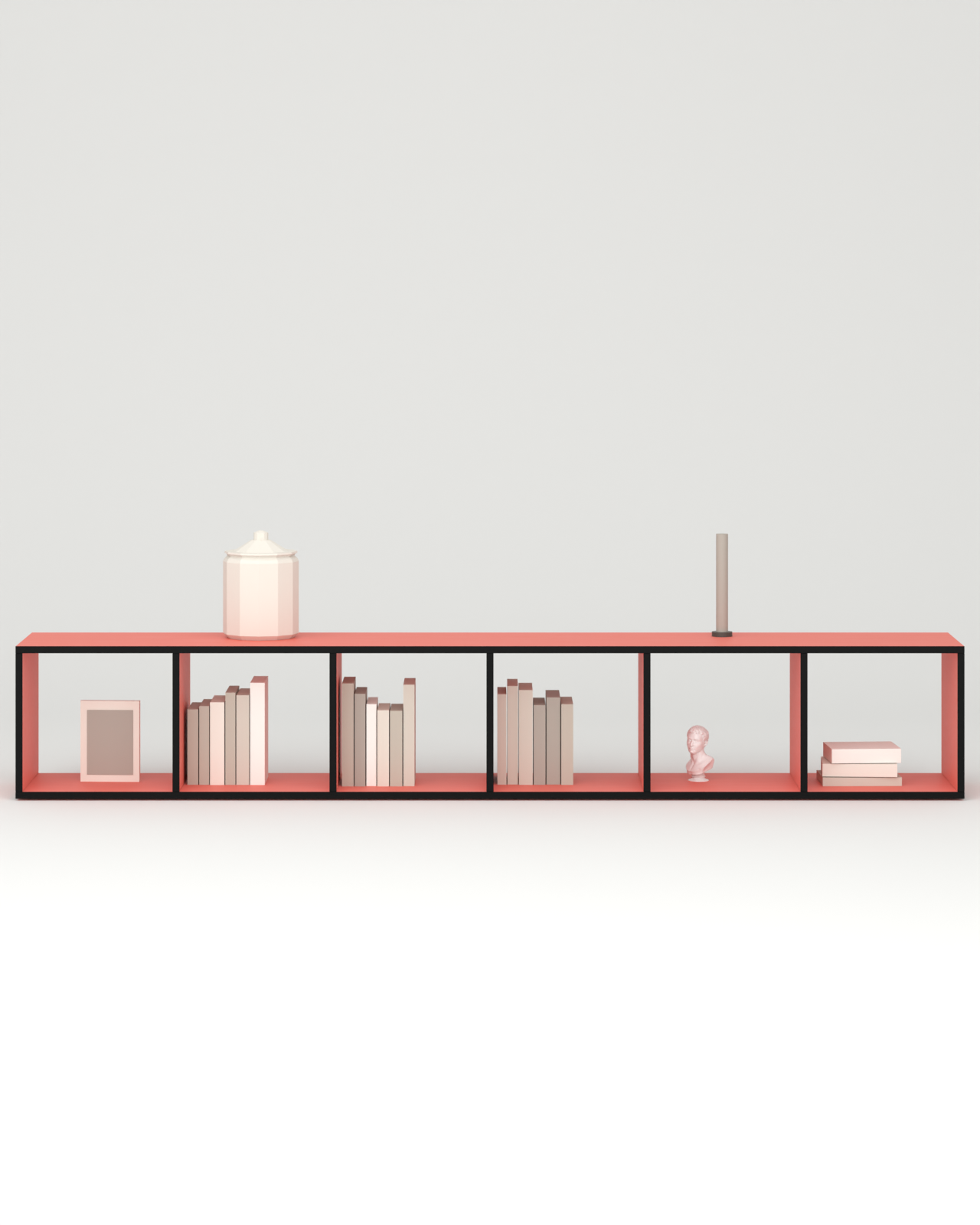 KÊ. Tủ trang trí 1x6 — tủ Phòng nhỏ · Studio < 30m²
